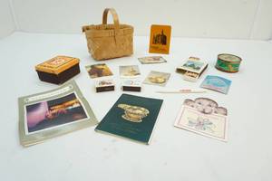 Match books, pen, caviar, calendar and more