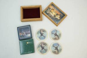 Terry Redlin coasters and box
