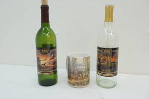 Terry Redlin bottles and mug