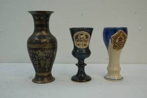 Chalices and vase