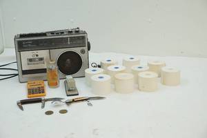 Tape player, stapler, tokens and more