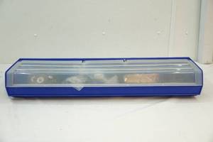 Storage container with tools and supplies