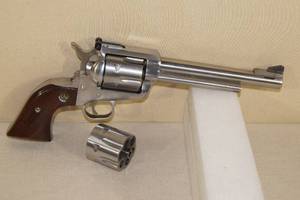 lot 4 image: Ruger New Model Blackhawk .357 Magnum Stainless Revolver - 6.5 Barrel
