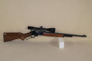 lot 36 image: Marlin 444S .444 Marlin Caliber Lever Action Rifle with Bushnell Sportview Scope
