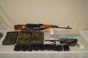 lot 34 image: Century Arms PSL-54C 7.62 x 54 Romanian Rifle Outfit