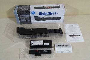 lot 55 image: NEW Night Owl Optics Night Shot Night Vision Scope with Tactical Light