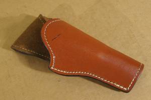 lot 76 image: Brown Leather Rigid Holster