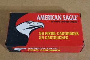 lot 79 image: 50 Federal American Eagle .45 GAP 230 Gr FMJ Ammo