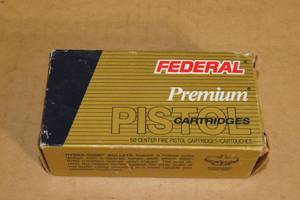 lot 90 image: 50 Federal Premium .380 Special P 147 Gr Hydra-Shok JHP Ammo