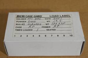 lot 94 image: 50 Custom Reloaded .357 Magnum 125 Gr XTP JHP Ammo