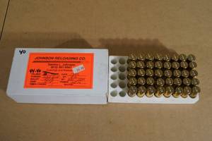 lot 131 image: 40 Custom Reloaded .44-40 200 Gr JSP Ammo