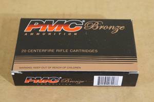 lot 162 image: 20 PMC Bronze .308 Win 147 Gr FMJ-BT Ammo