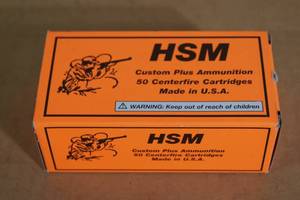 lot 169 image: 50 HSM .30 Carbine 110 Gr FMJ Ammo