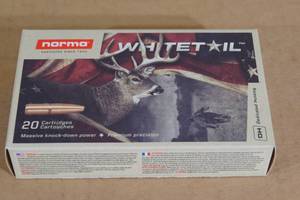 lot 188 image: 20 Norma Whitetail 7mm Rem Mag 150 Gr Ammo