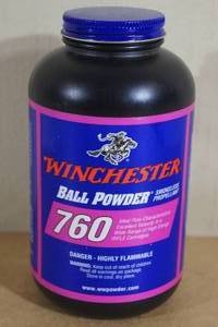lot 205 image: 1 Lb Winchester 760 Ball Smokeless Gun Powder
