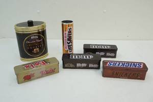 lot 89 image: Chocolate tins