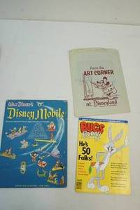 lot 139 image: Disney artwork and Bugs Bunny magazine