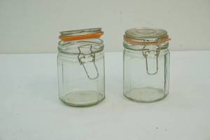 lot 144 image: Glass jars