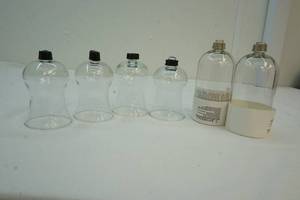 lot 3 image: Candle holders