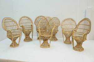 lot 32 image: Doll chairs