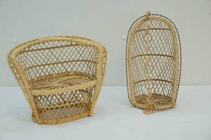 lot 40 image: Doll chairs