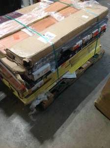 Pallet with assorted Wood Flooring see pictures