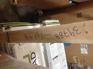 Pallet with assorted Cap A Thread Stair case systems various models not used see pictures