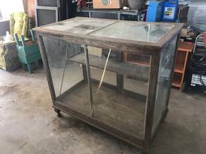 lot 88 image: Very Early General Store Merchandise Cabinet