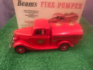 lot 238 image: Jim Beam Fire Pumper Decanter