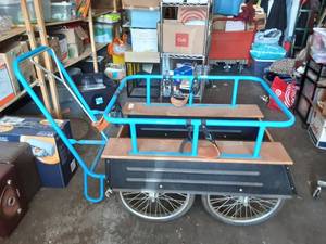 4-Wheel Cart For Multiple Children 58x30x30