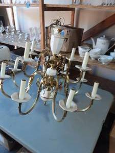 Vintage Chandelier-Approx. 24 Long & 28 Wide
