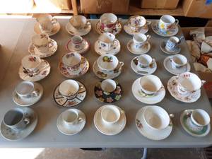 Collection Of Tea Cups & Saucers