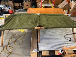 Folding Military Cot 75� Long