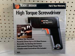 Black & Decker High Torque Screwdriver