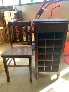 Antique Share & Cubby Table