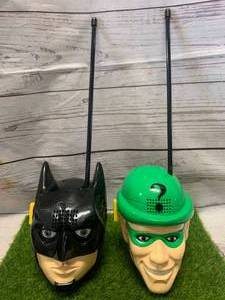 Vintage Batman & Joker Walkie Talkies