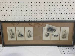Antique Framed Photographs 11�X 31�