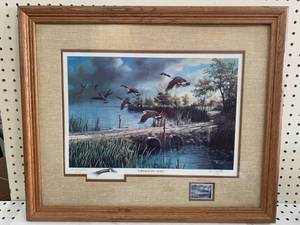 Ken Zylla Signed Commemorative Print 20� X 24�