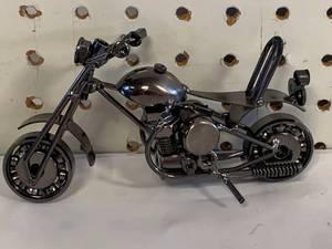 Metal Handmade Motorcycle 6� Long