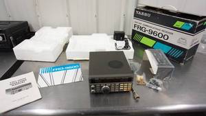 lot 18 image: YAESU-FRG 9600 VHFUHF Communications Receiver