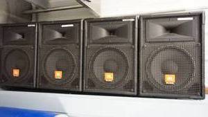 lot 58 image: Four Speakers--JBL MR Series