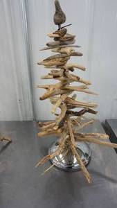 lot 74 image: Tree Branches Made To Look Like Christmas Tree