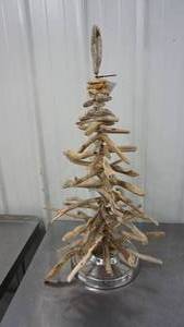 lot 75 image: Tree Branches Made To Look Like Christmas Tree