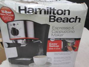 hamilton beach espresso and cappucc...