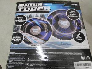 2 pack 37 Snow Tubes, appears new,...