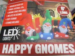 Joiedomi 6ft long Happy gnomes infl...