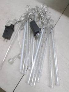 Joiedomi LED 2 pack 8 tubes meteor ...