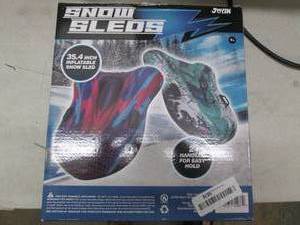 2 inflatable sleds, 35.4, appears ...