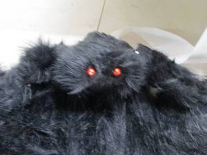 pack of 3 large hairy spider decora...