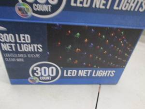 300 light count LED net lights, mul...